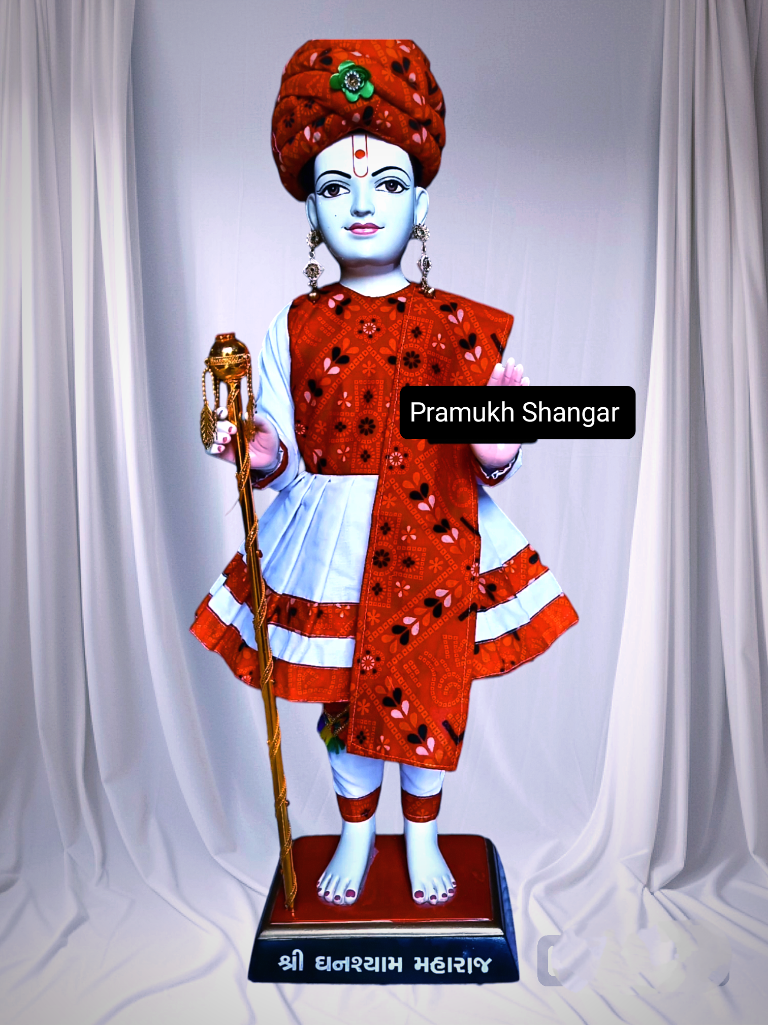 Shree Ghanshyam Maharaj Murti – Pramukh Shangar Edition