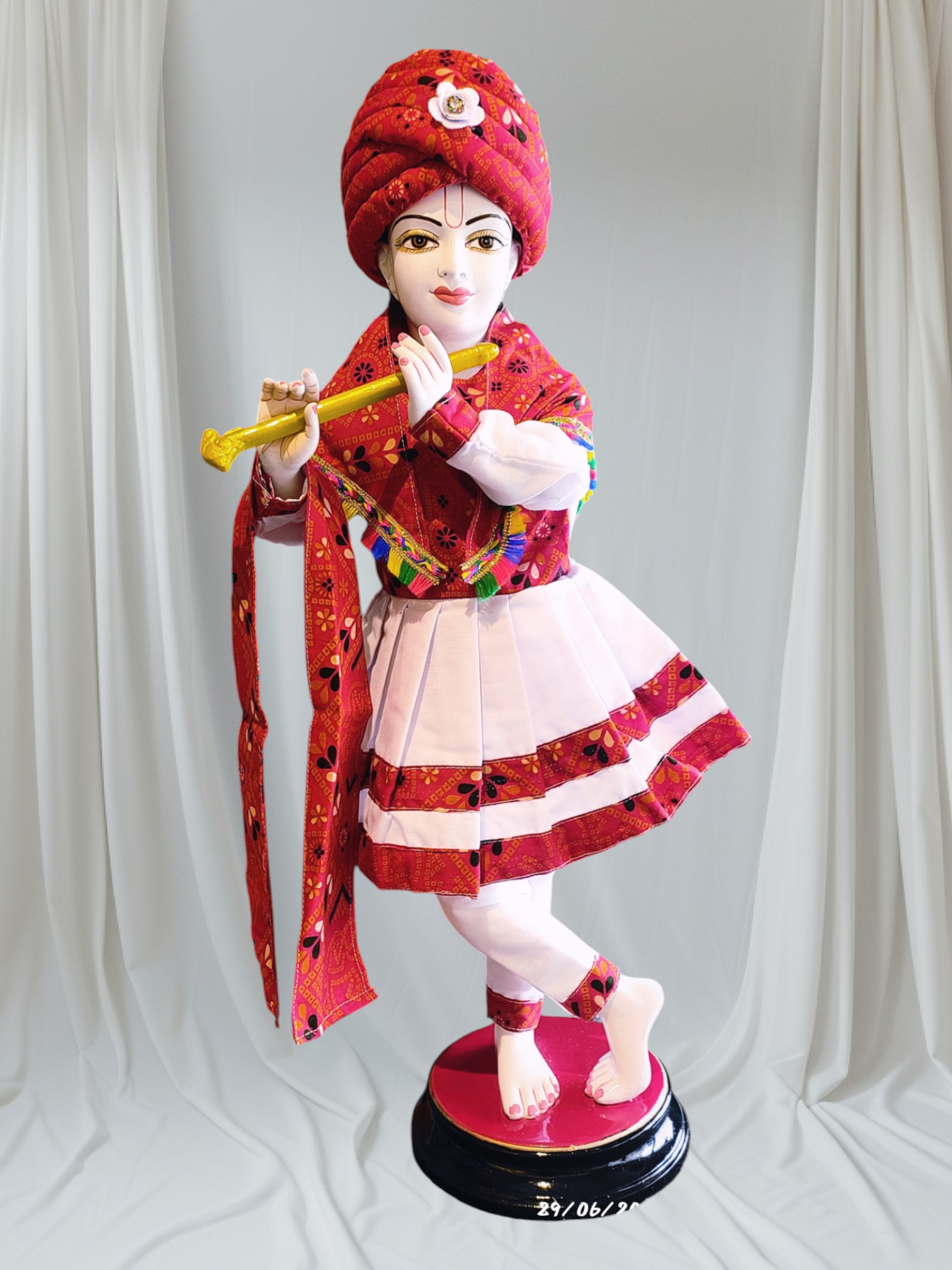 Krishna Ji/ Ghanshyam Maharaj ji kediyu dress set | Suitable to 2ft Idol