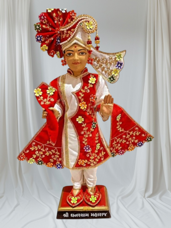 Ghanshyam Maharaj ji dress set