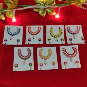 Moti mala with bali set for suitable size [1-4]