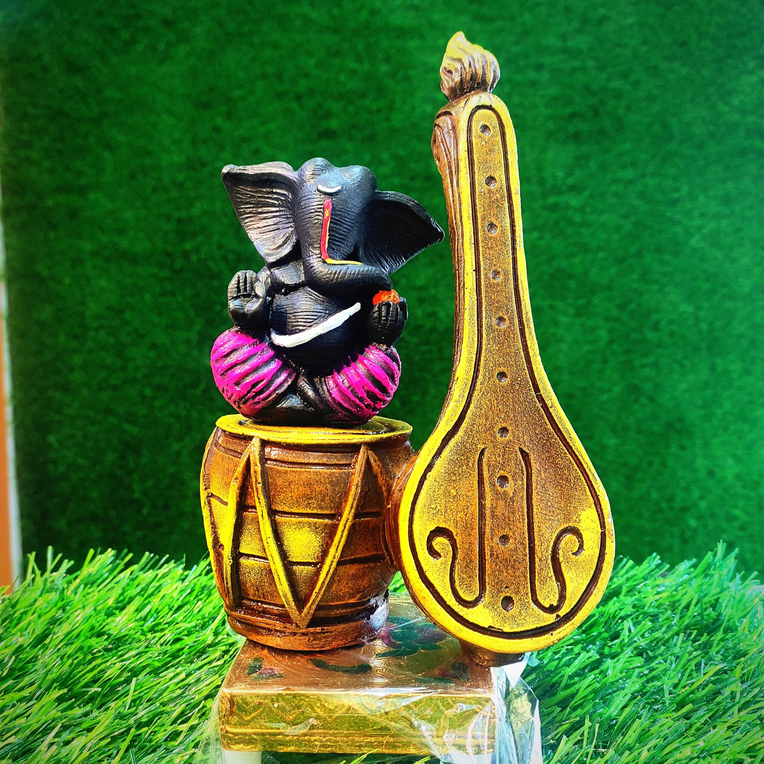 Musical Ganesha Idol | 5′ Inch