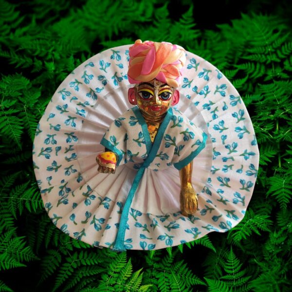 Floral Cotton Daily Wear Poshak Set for Laddu Gopal - Image 2