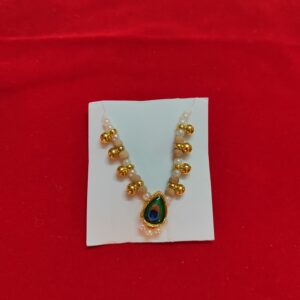 Peacock Feather single mala for suitable size [1-5]