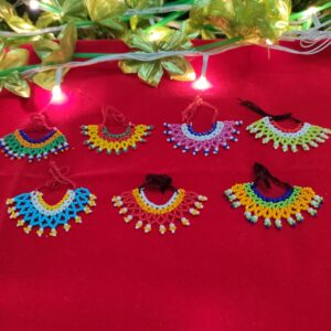Handmade multi color moti mala for suitable size [1-4]