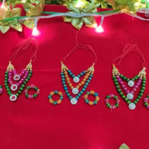 3 Layer moti mala with kada for suitable size [3-6]