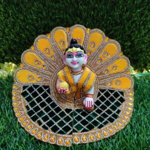 Golden Sunshine Dress for Laddu Gopal