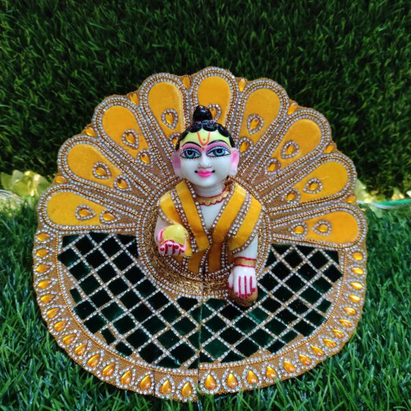 Golden Sunshine Dress for Laddu Gopal