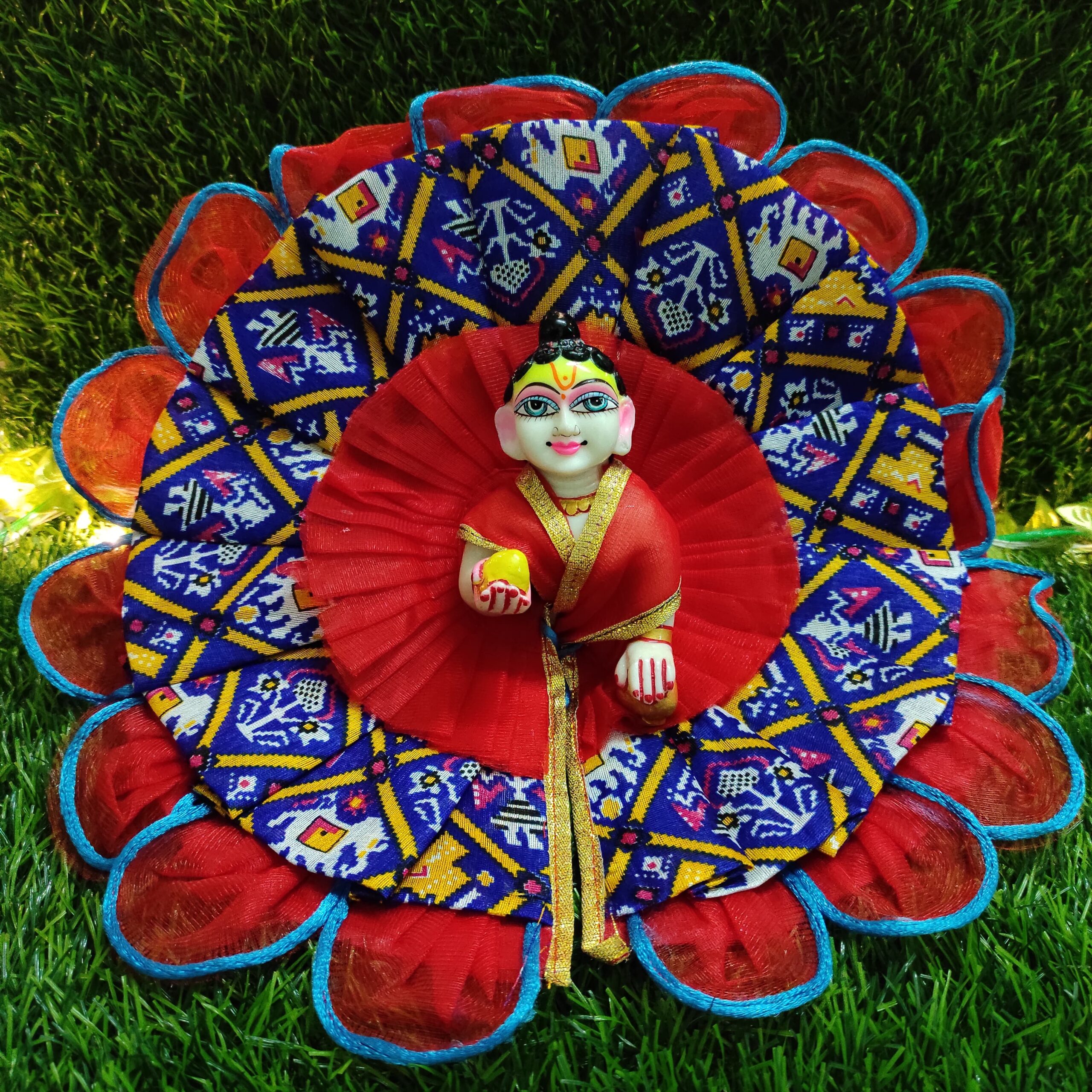 Laddu Gopal vibrant dress for suitable size [5-7]
