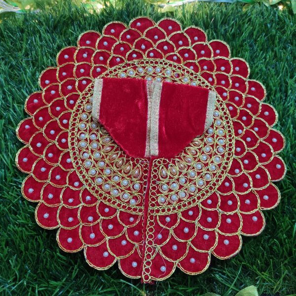 Divine Peacock Lotus Dress for Laddu Gopal - Image 5