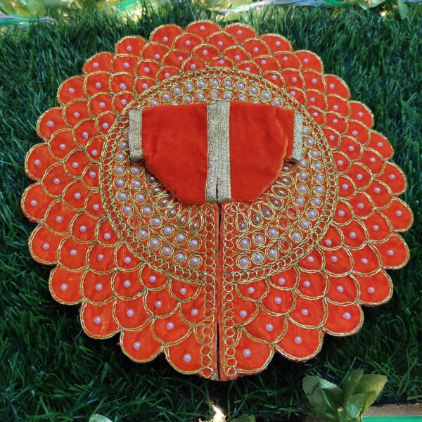 Divine Peacock Lotus Dress for Laddu Gopal - Image 6