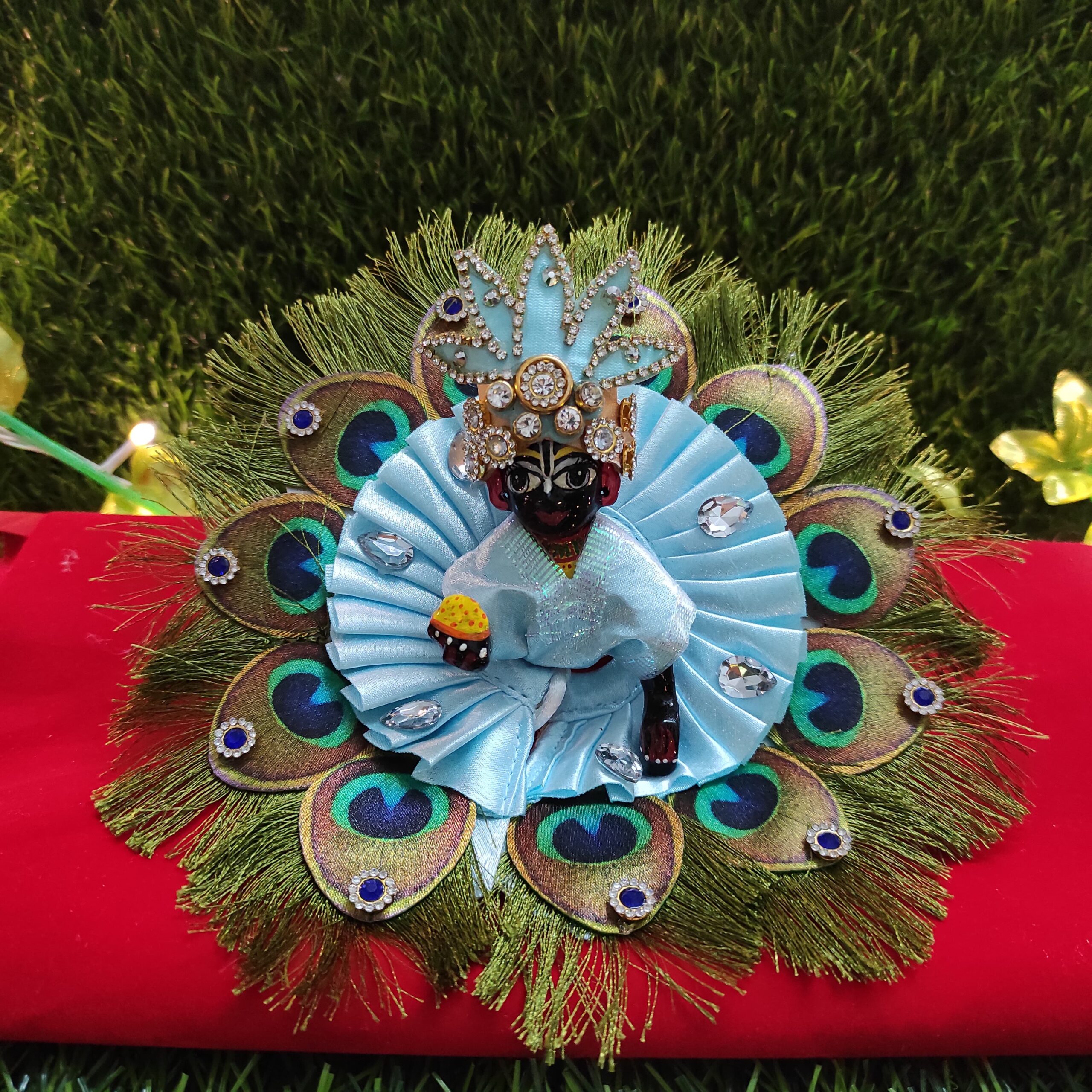 Peacock feather dress for suitable size [0-5]