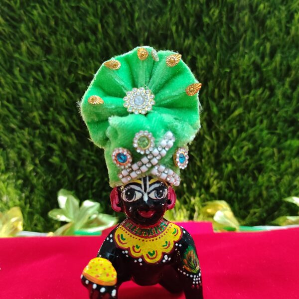 Laddu gopal velvet pagdi for suitable size [2] - Image 3