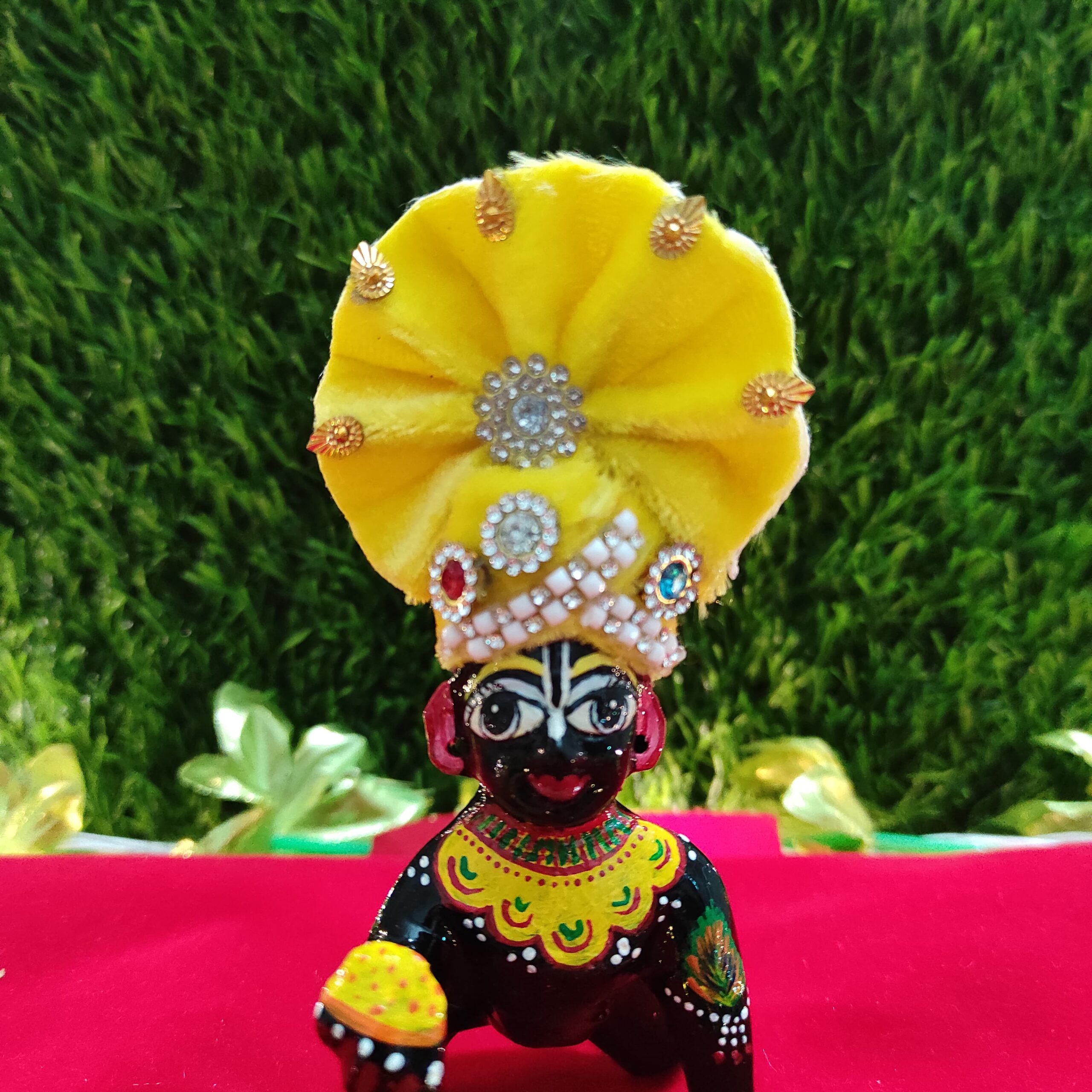 Laddu gopal velvet pagdi for suitable size [2]