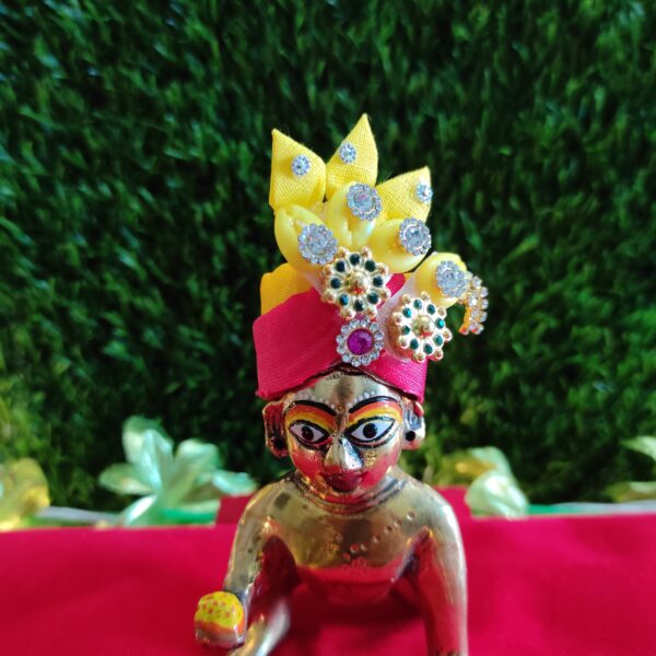 Laddu Gopal Crown style pagdi for suitable size [2-5] - Image 4