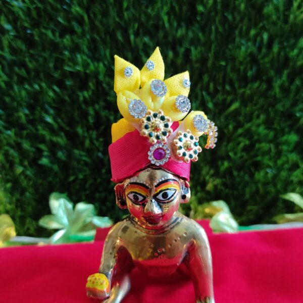 Laddu Gopal Crown style pagdi for suitable size [2-5] - Image 2