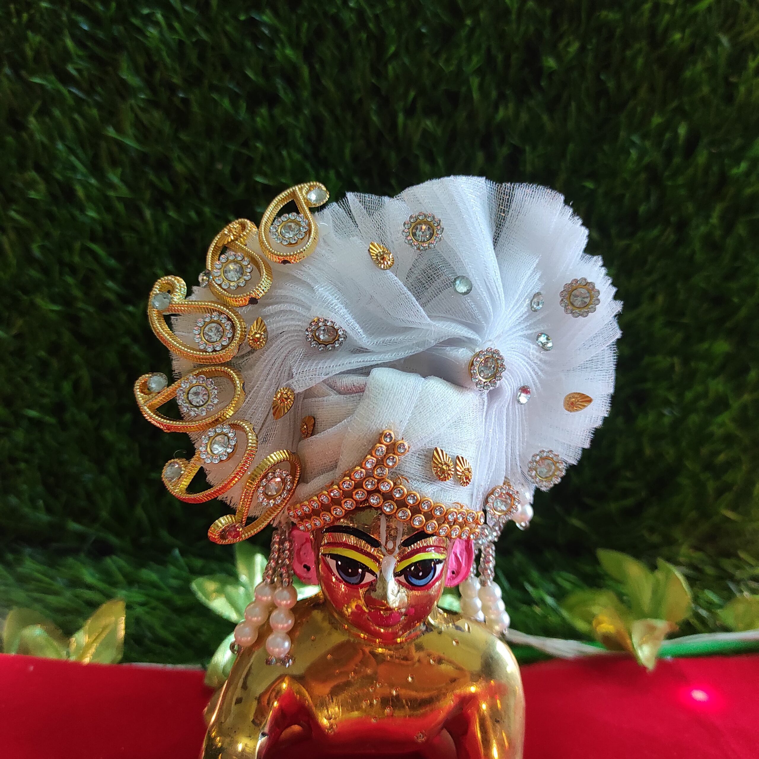 Laddu Gopal heavy pagdi with latkan for suitable size [6]