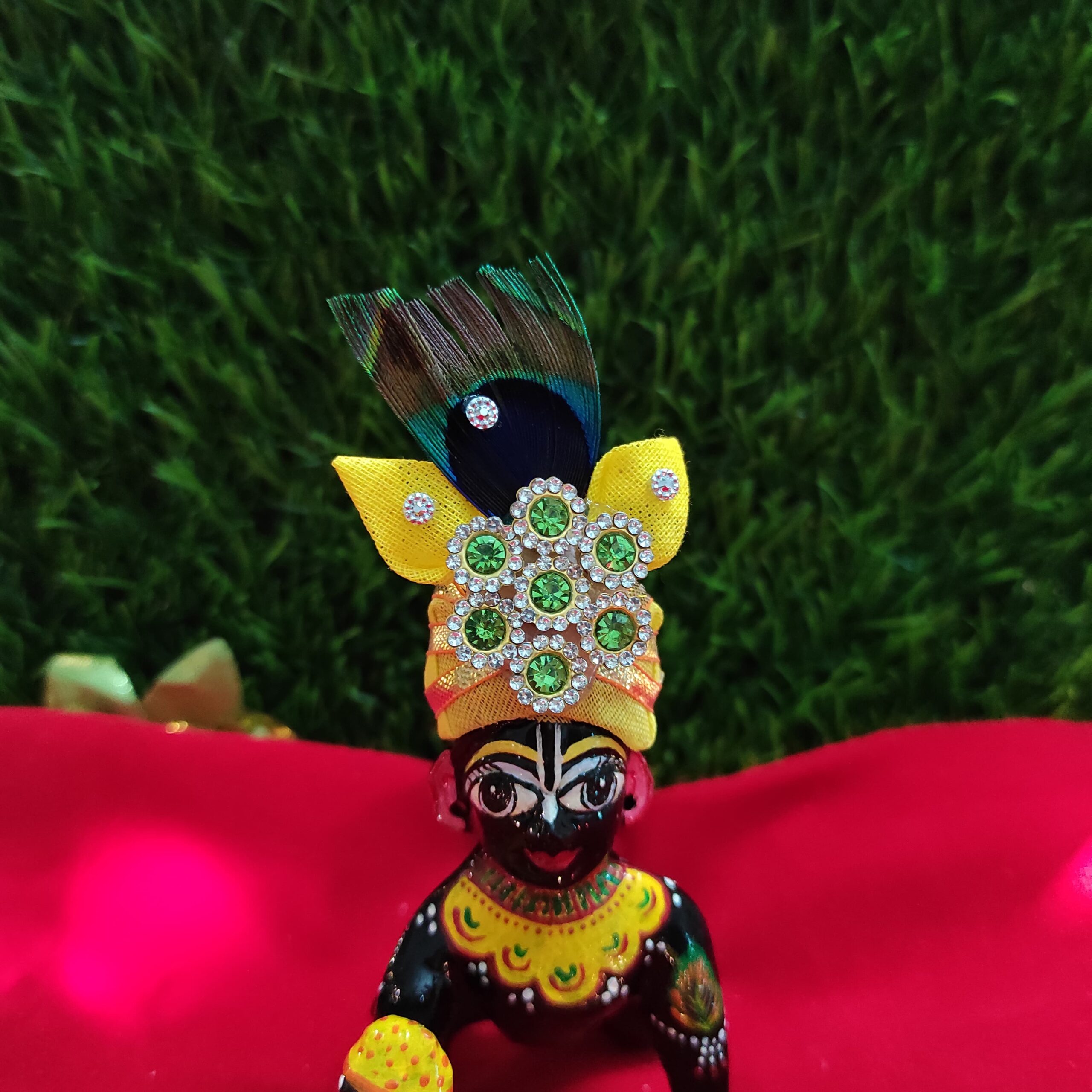 Laddu Gopal mor-pankh pagdi for suitable size [4]