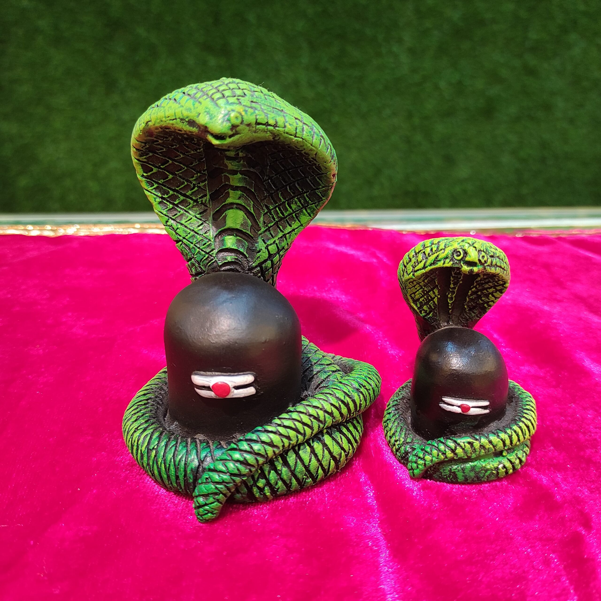 Shivling with Naag Devta Idol