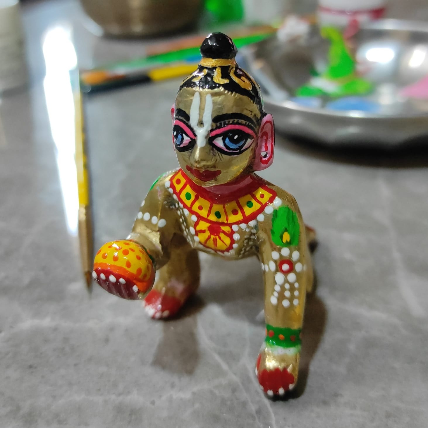 Laddu Gopal full make-up work