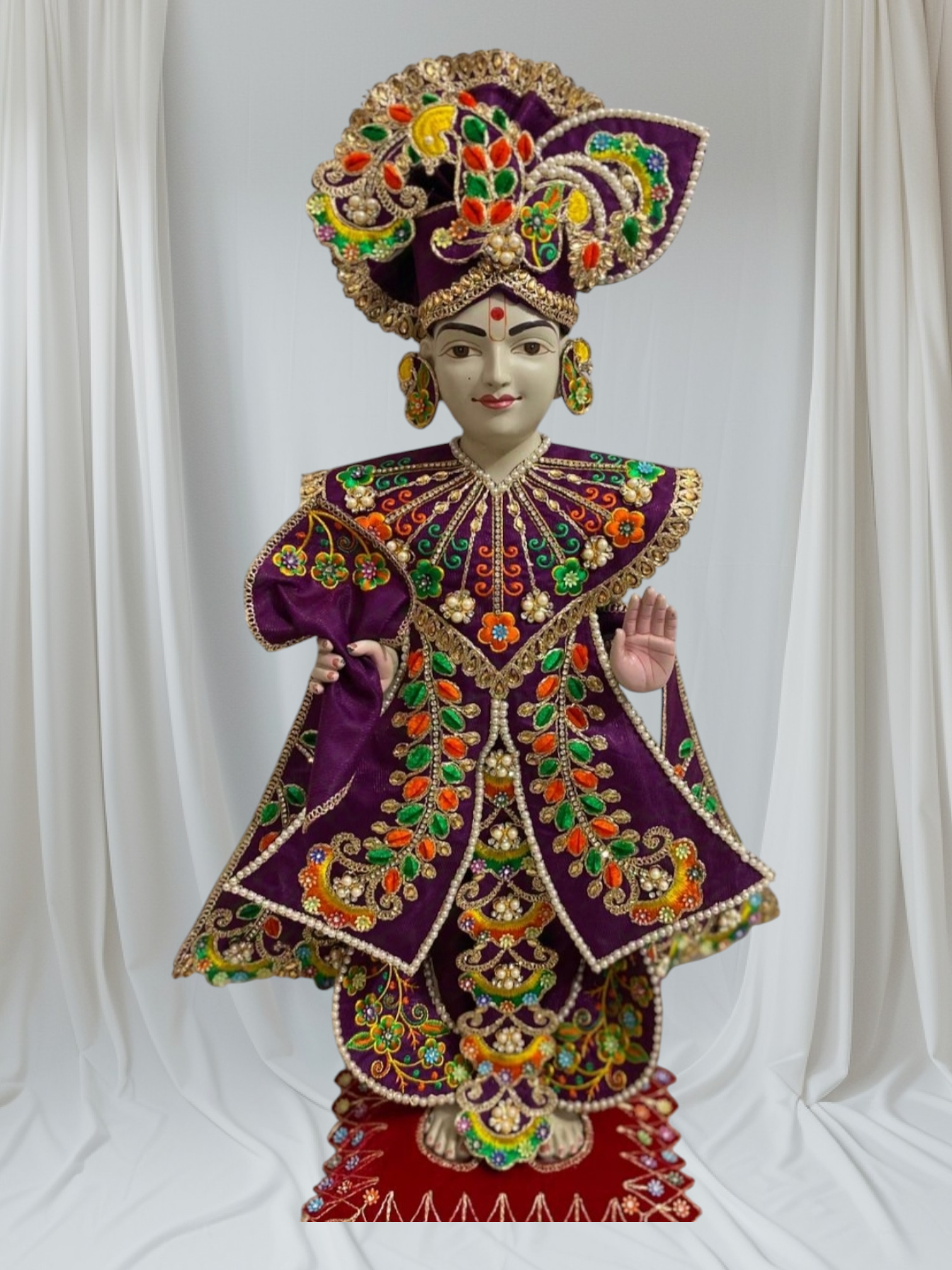Ghanshyam Maharaj Ji dress set