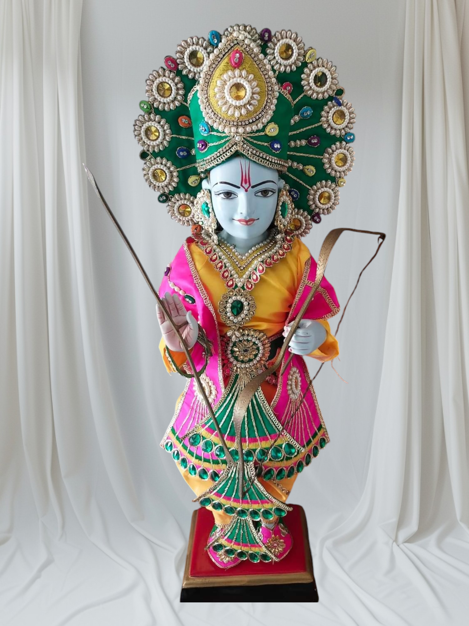 Ghanshyam Maharaj ji dress set
