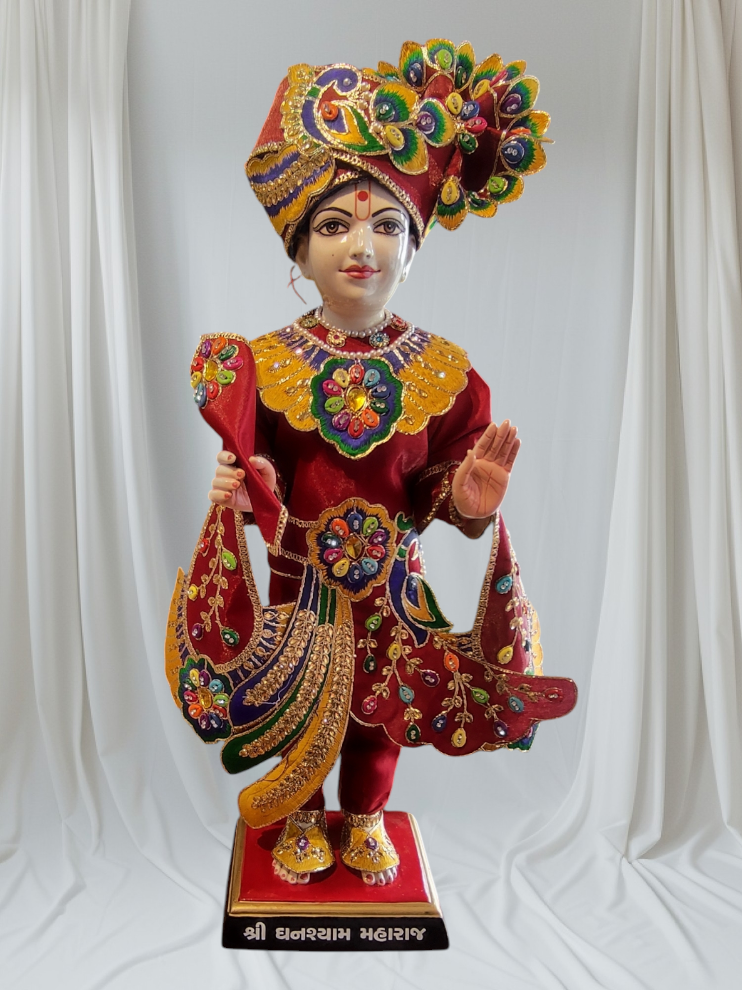 Ghanshyam Maharaj Ji dress set