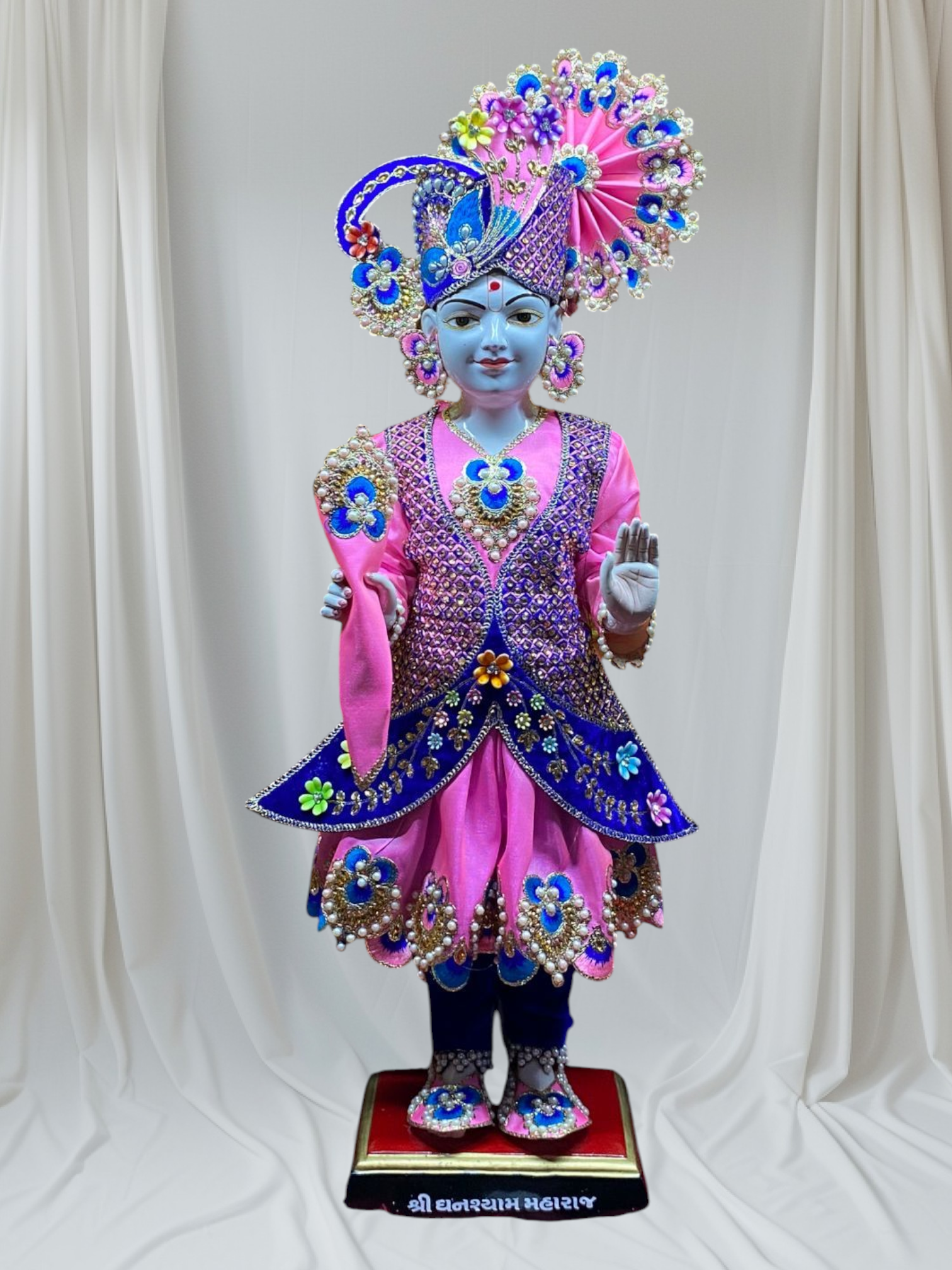 Ghanshyam Maharaj Ji dress set