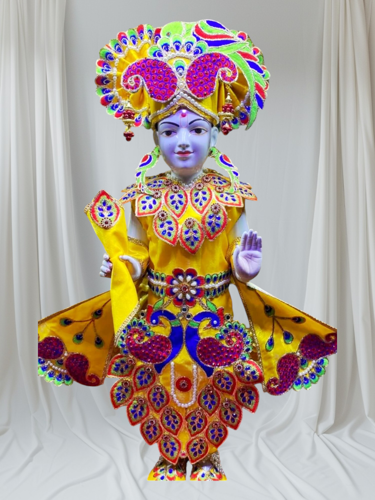 Ghanshyam Maharaj Ji dress set