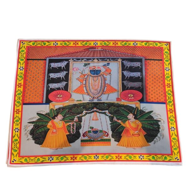 Pichwai | Shrinathji in a majestic shrine setting