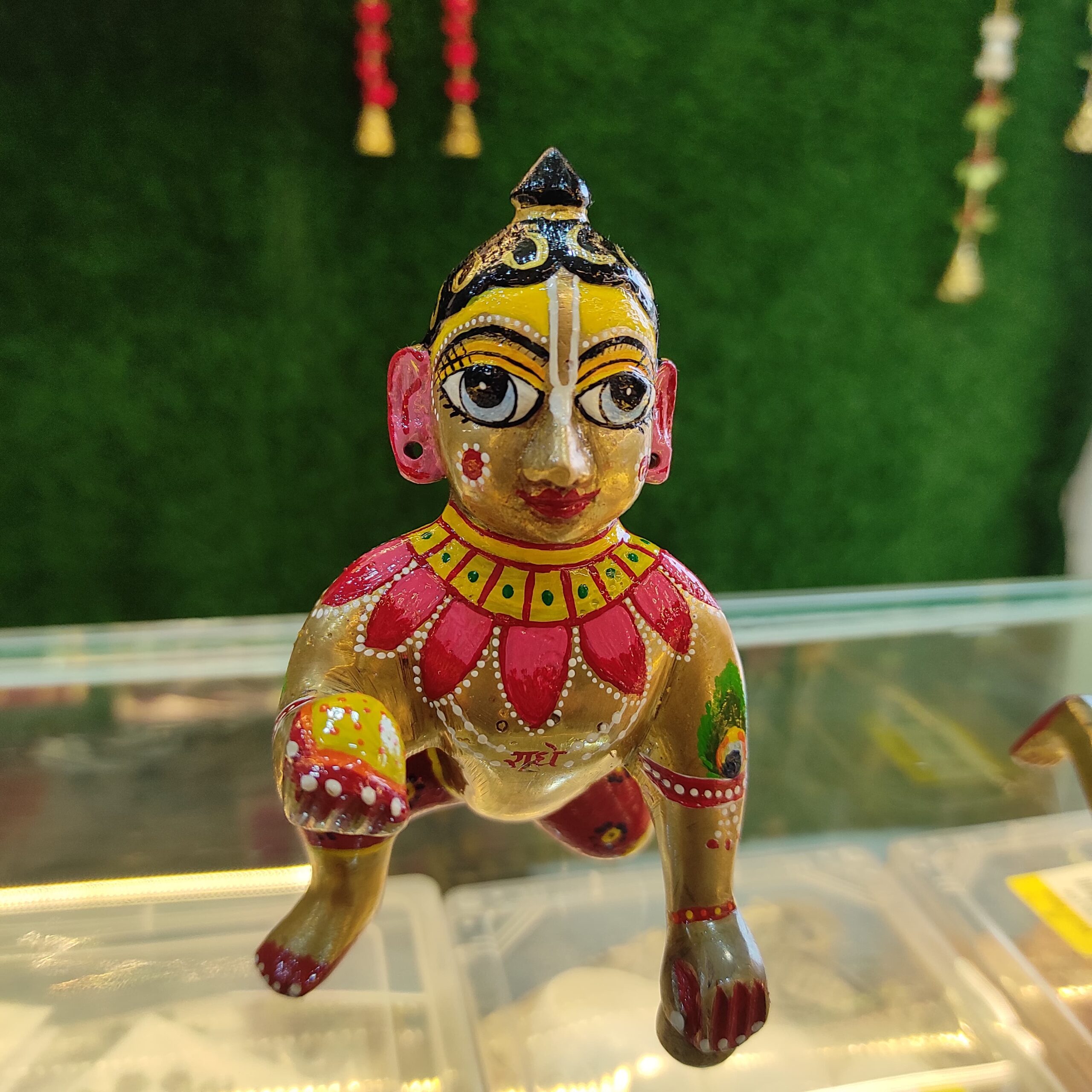Laddu Gopal Ji and Radha Raani Ji full make-up art